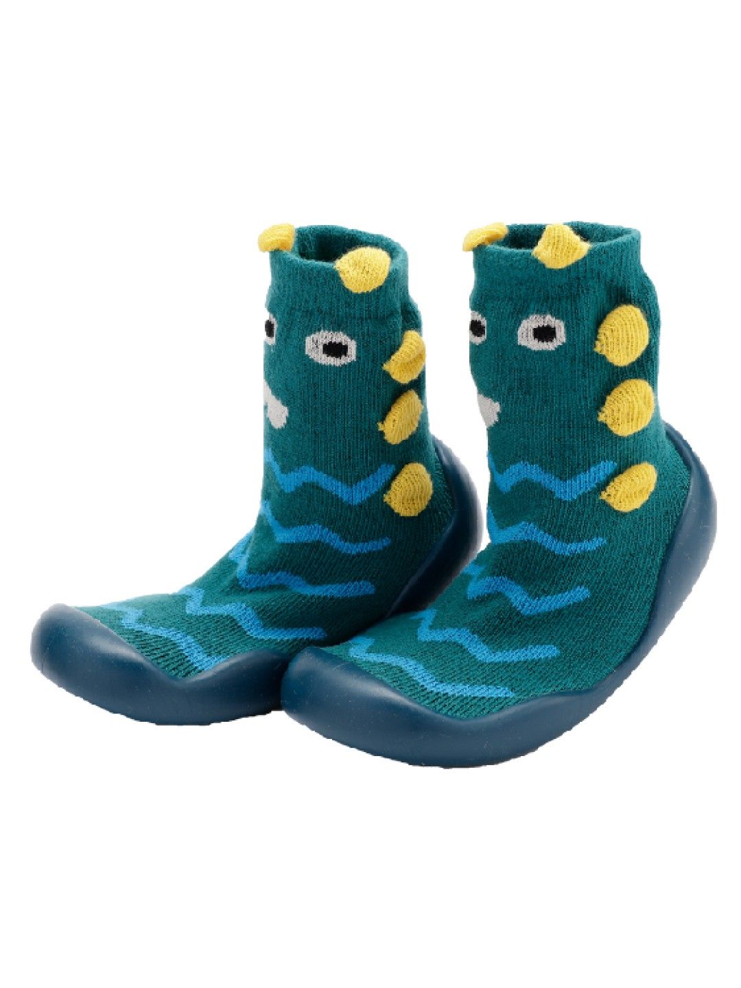 Little Steps Walking Shoes in Dinosaur (Teal- Image 2)