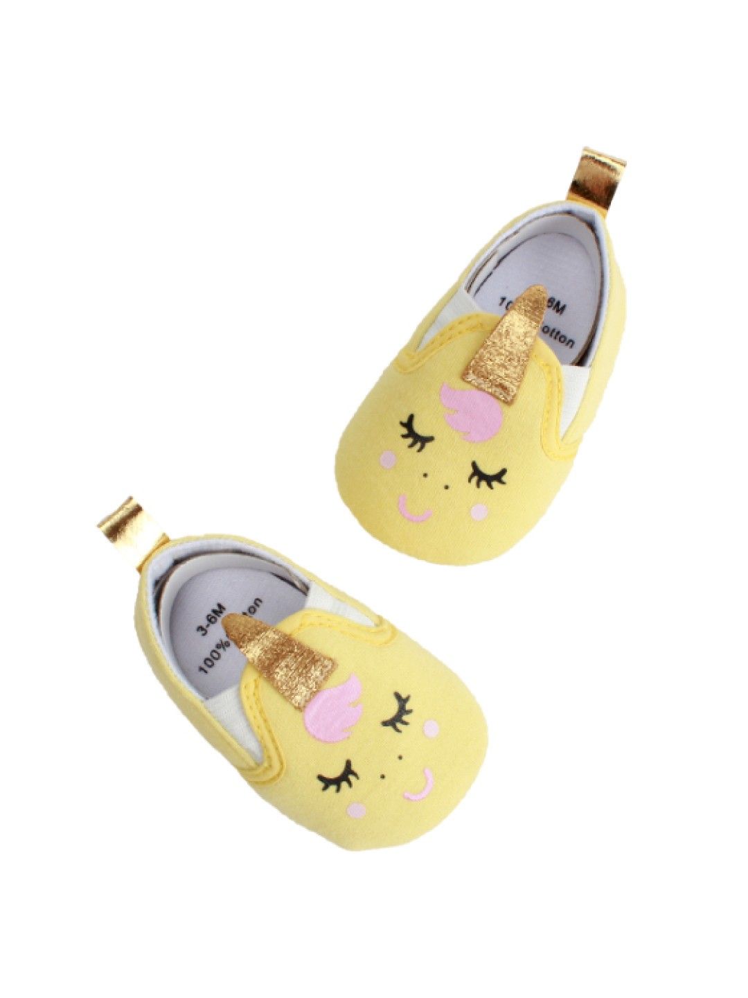 Little Steps Unicorn & Moon 3-Piece Bodysuit, Pants and Shoes (Pink- Image 4)