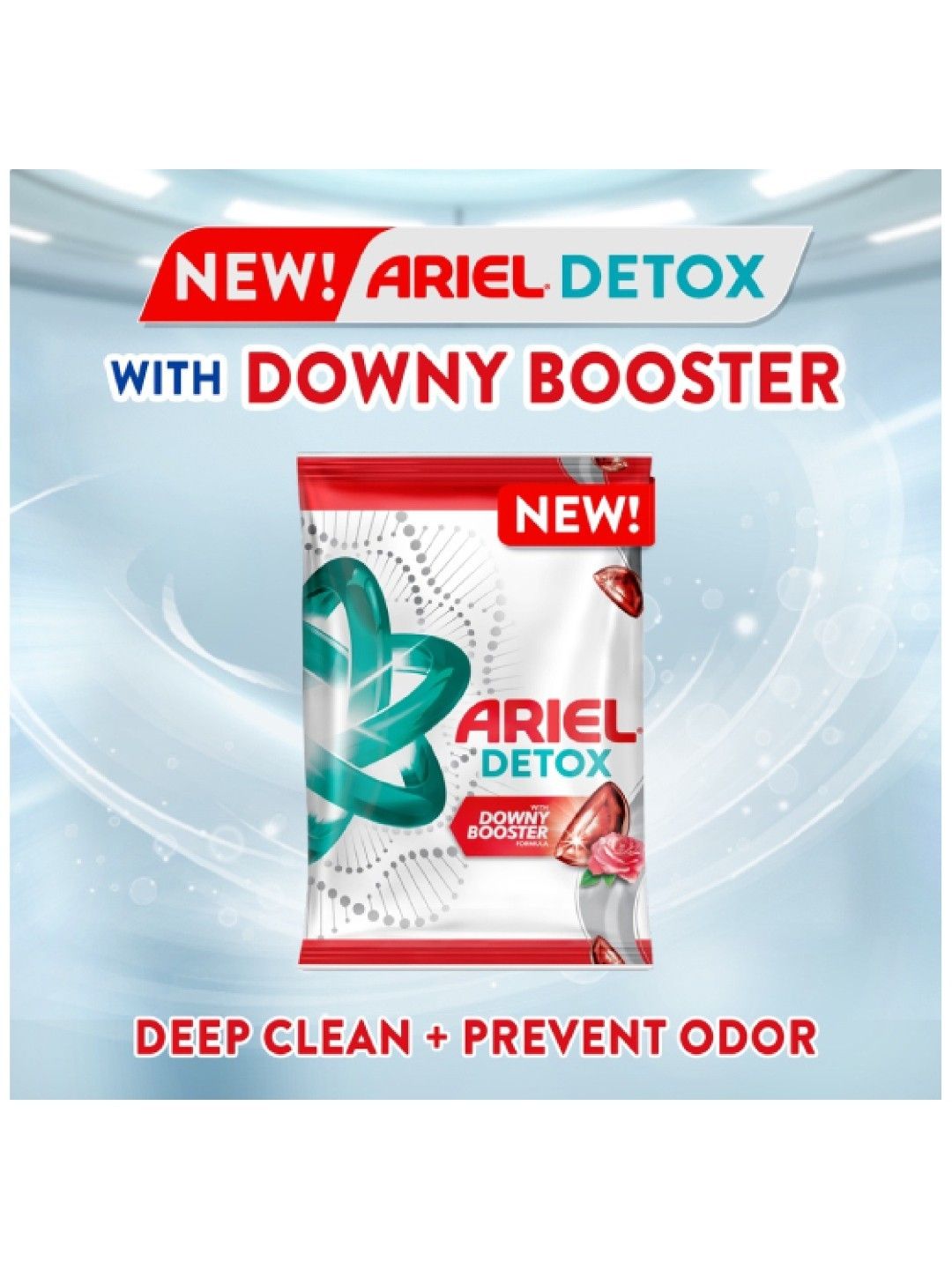 Ariel Detox Powder Detergent with Downy Booster 2-pack (1.32kg) (No Color- Image 2)