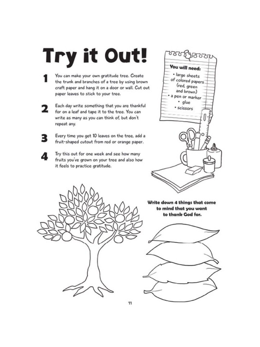 Easy To Learn Biblegum Values That Stick Gratitude Ages 8-10 (No Color- Image 4)
