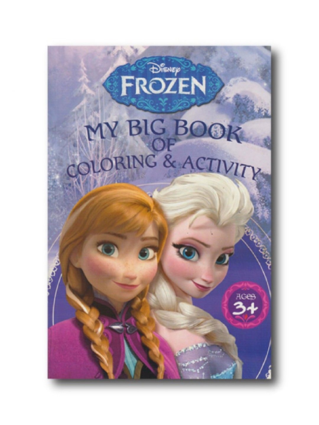 Easy To Learn Disney Frozen My Big Book of Coloring Activity (No Color- Image 1)