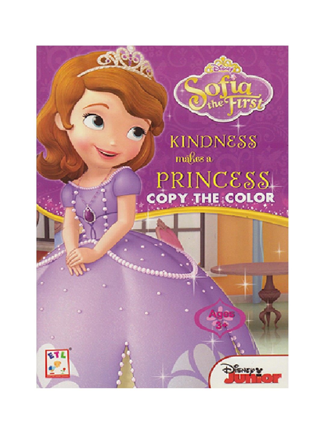 Easy To Learn Sofia The First Kindness Makes A Princess Copy The Color (No Color- Image 1)