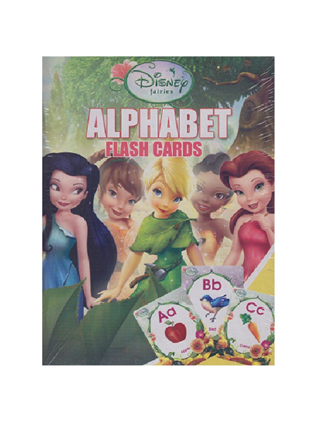Easy To Learn Disney Fairies Alphabet Flash Cards (No Color- Image 1)