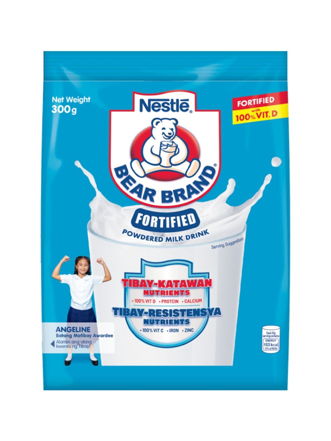 Bear Brand Fortified Powdered Milk Drink (300g)