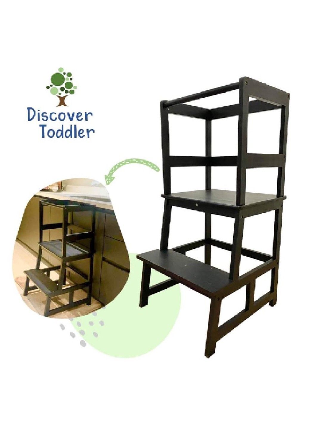 Discover Living Ph Learning Tower Basic (Black- Image 2)