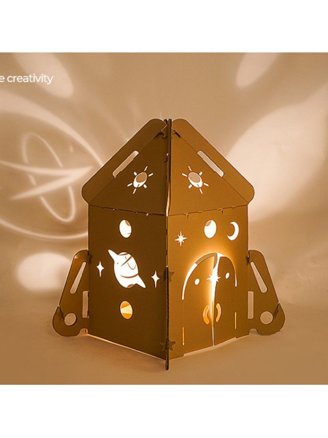 Discover Living Ph Do It Yourself (DIY) Cardboard Craft Kit - Spaceship (No Color- Image 3)