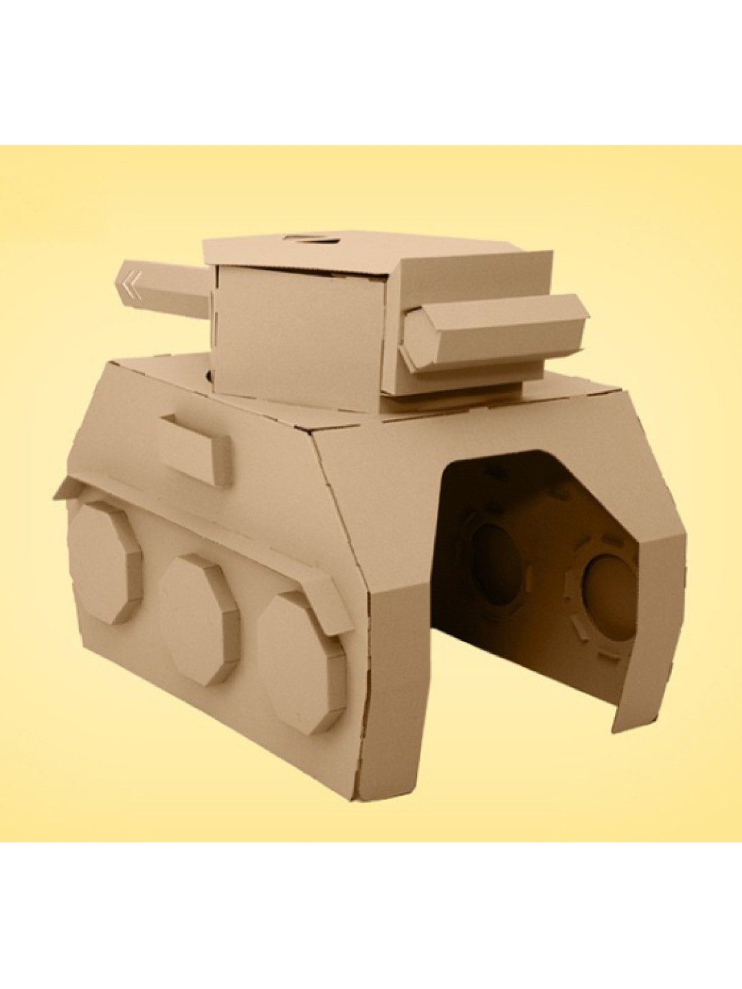 Discover Living Ph Do It Yourself (DIY) Cardboard Craft Kit - Tank (No Color- Image 3)