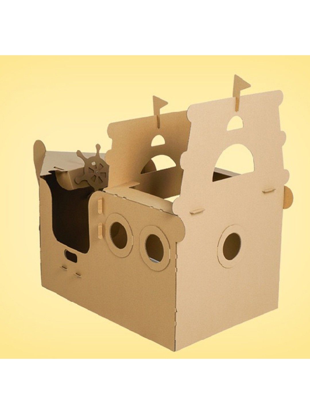 Discover Living Ph Do It Yourself (DIY) Cardboard Craft Kit - Boat (No Color- Image 3)