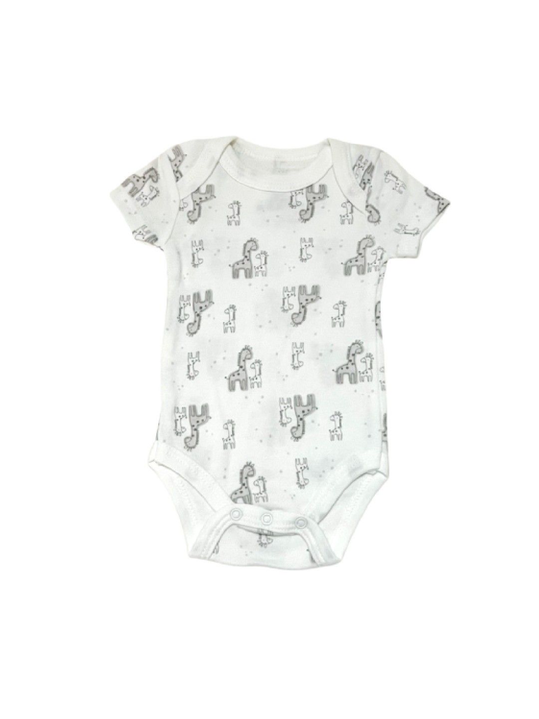 Little Steps 3-Piece Bodysuit Set in Grey Giraffe (No Color- Image 3)