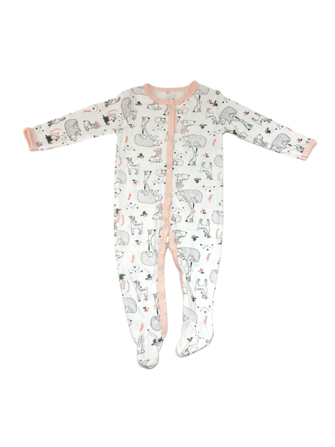 Little Steps 6-Piece Pink Deer Layette (No Color- Image 2)