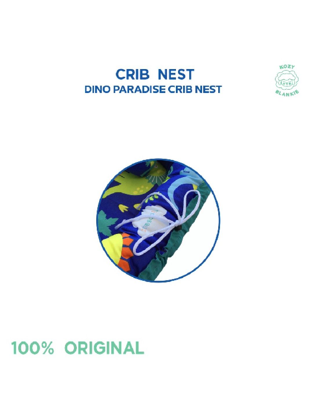 Kozy Blankie Dinotopia Crib Nest (No Color- Image 3)