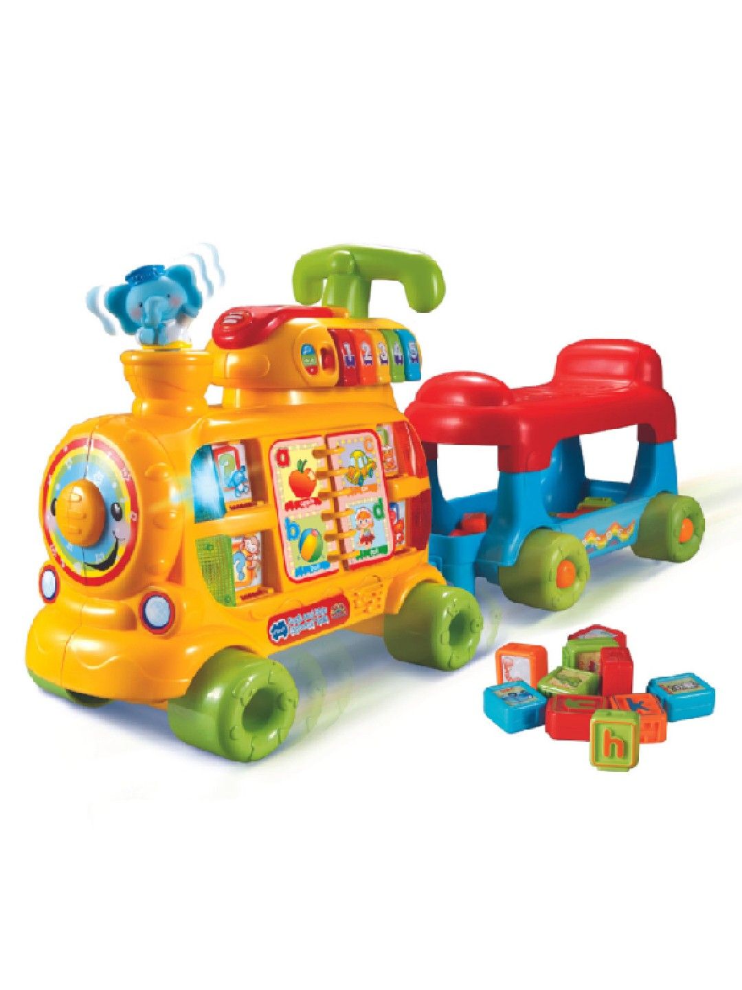 VTech Push And Ride Alphabet Train Toys For Kids 1-3 Years (No Color- Image 2)