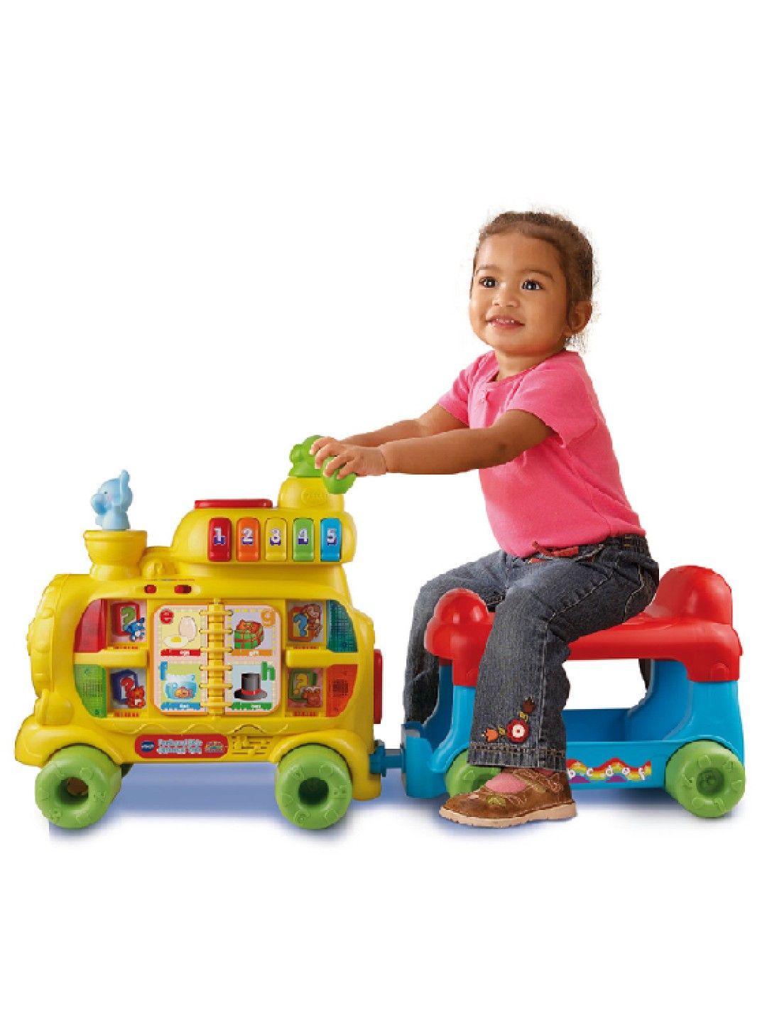 VTech Push And Ride Alphabet Train Toys For Kids 1-3 Years (No Color- Image 3)