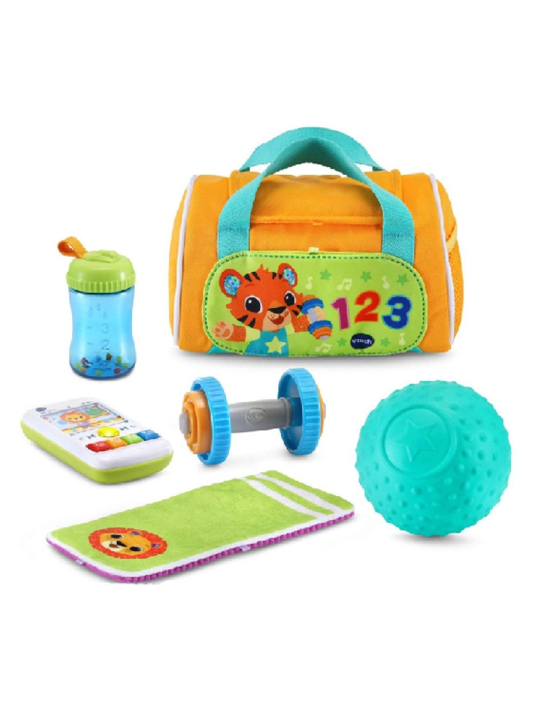 VTech Workout Buddies Bag Baby / Kids Pretend Exercise Equipment Toy