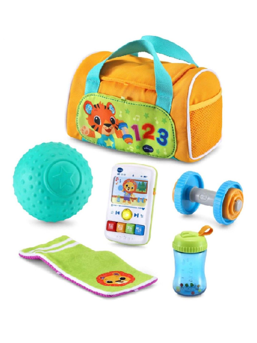 VTech Workout Buddies Bag Baby / Kids Pretend Exercise Equipment Toy (No Color- Image 2)