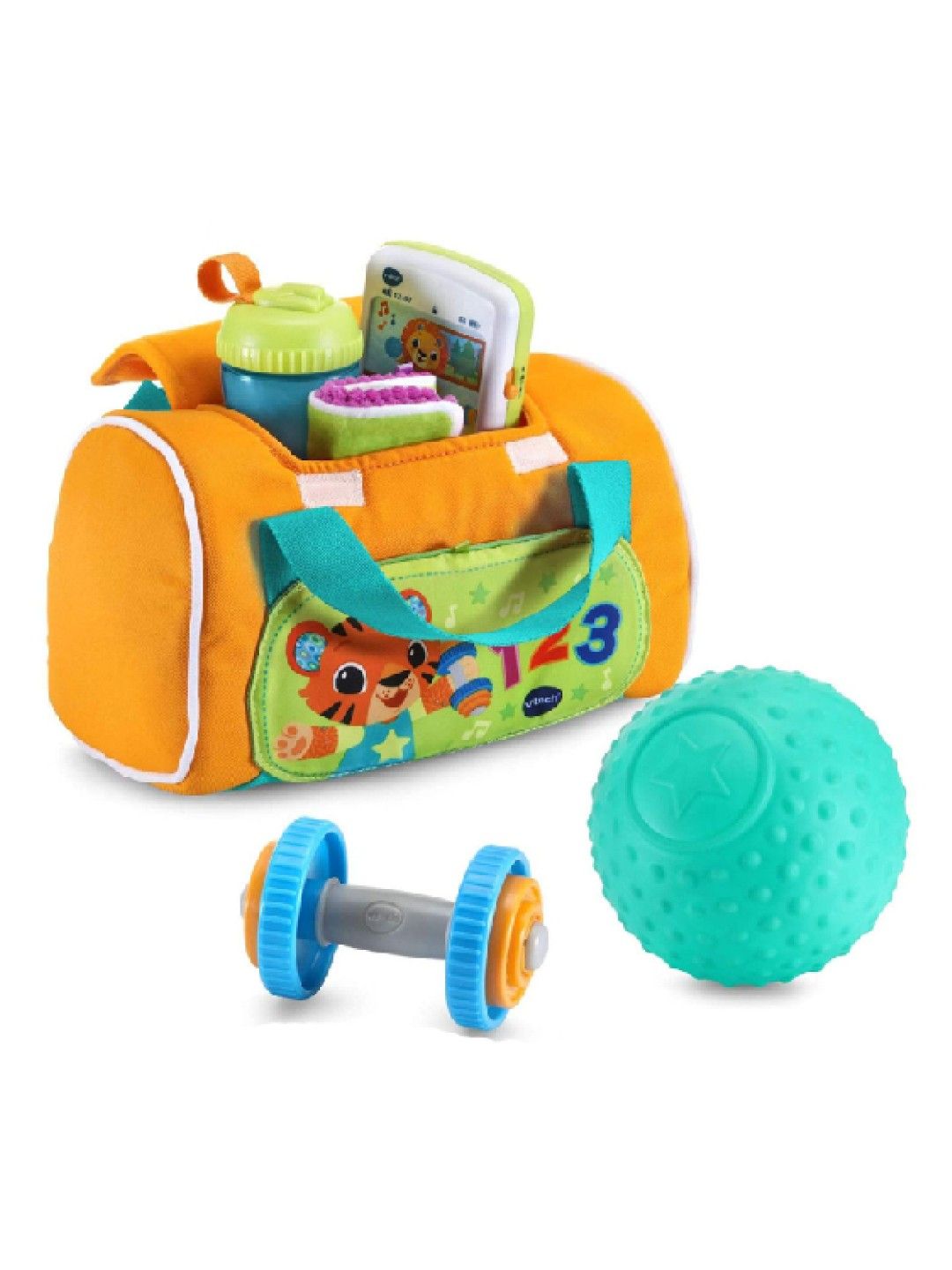 VTech Workout Buddies Bag Baby / Kids Pretend Exercise Equipment Toy (No Color- Image 3)