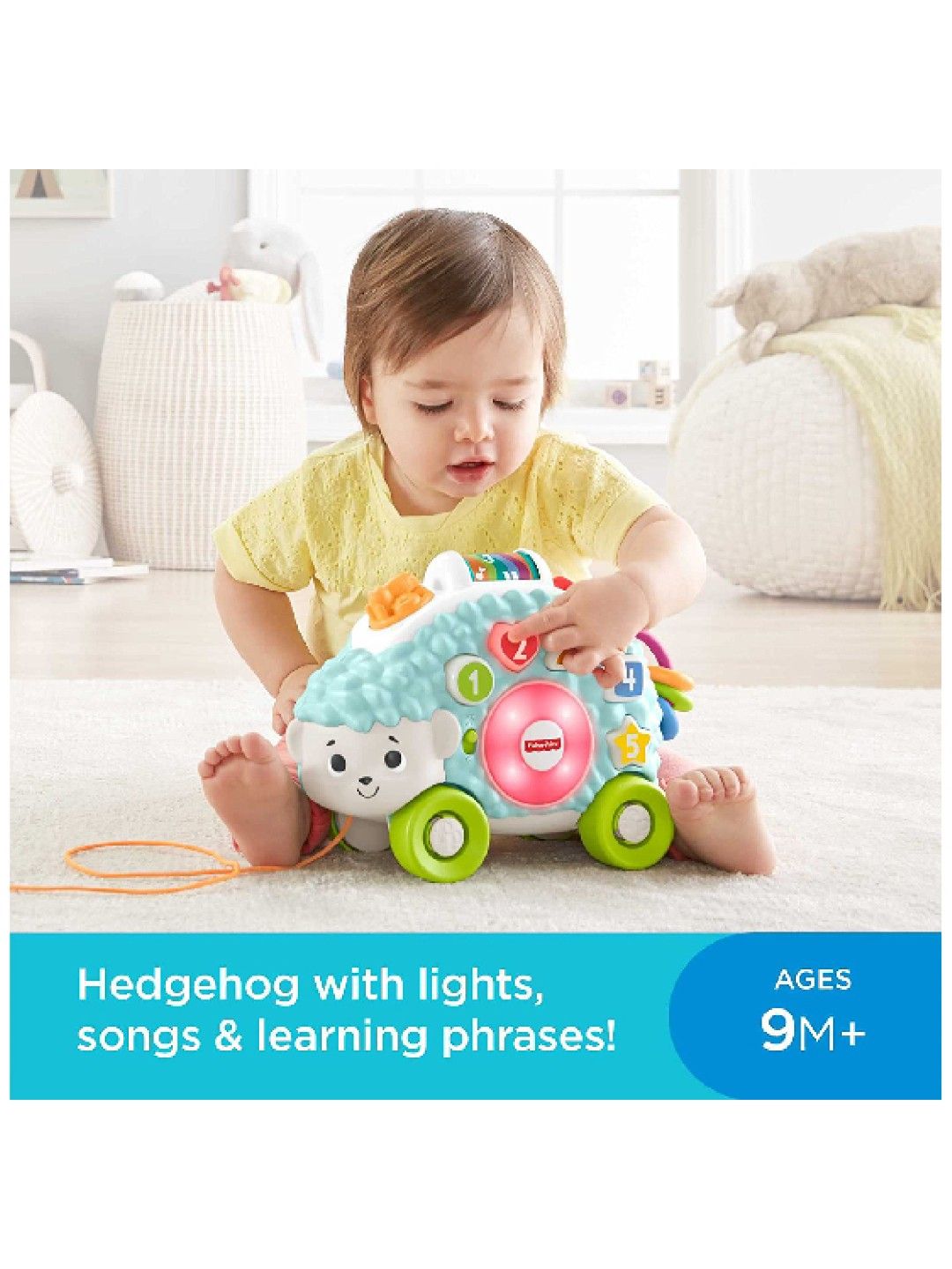 Fisher Price Infant Happy Shape Hedgehog (No Color- Image 3)