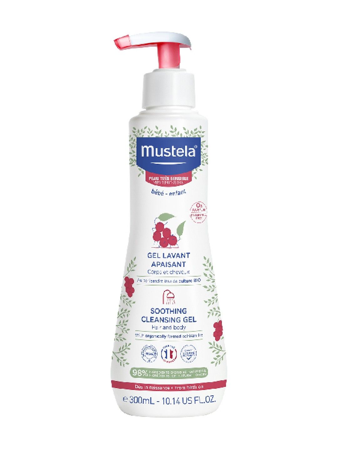 Mustela Soothing Cleansing Gel (300ml) (No Color- Image 1)