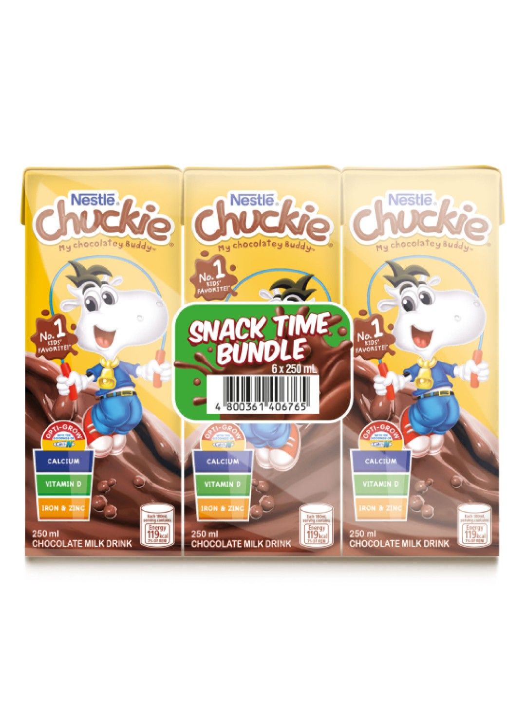 Chuckie Opti-Grow Baon Saver's Pack (250ml x 6) (No Color- Image 2)