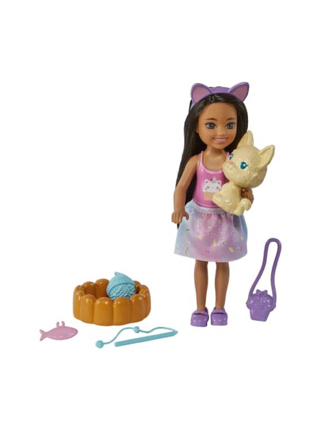 Barbie Chelsea + Pet Kitty (No Color- Image 3)