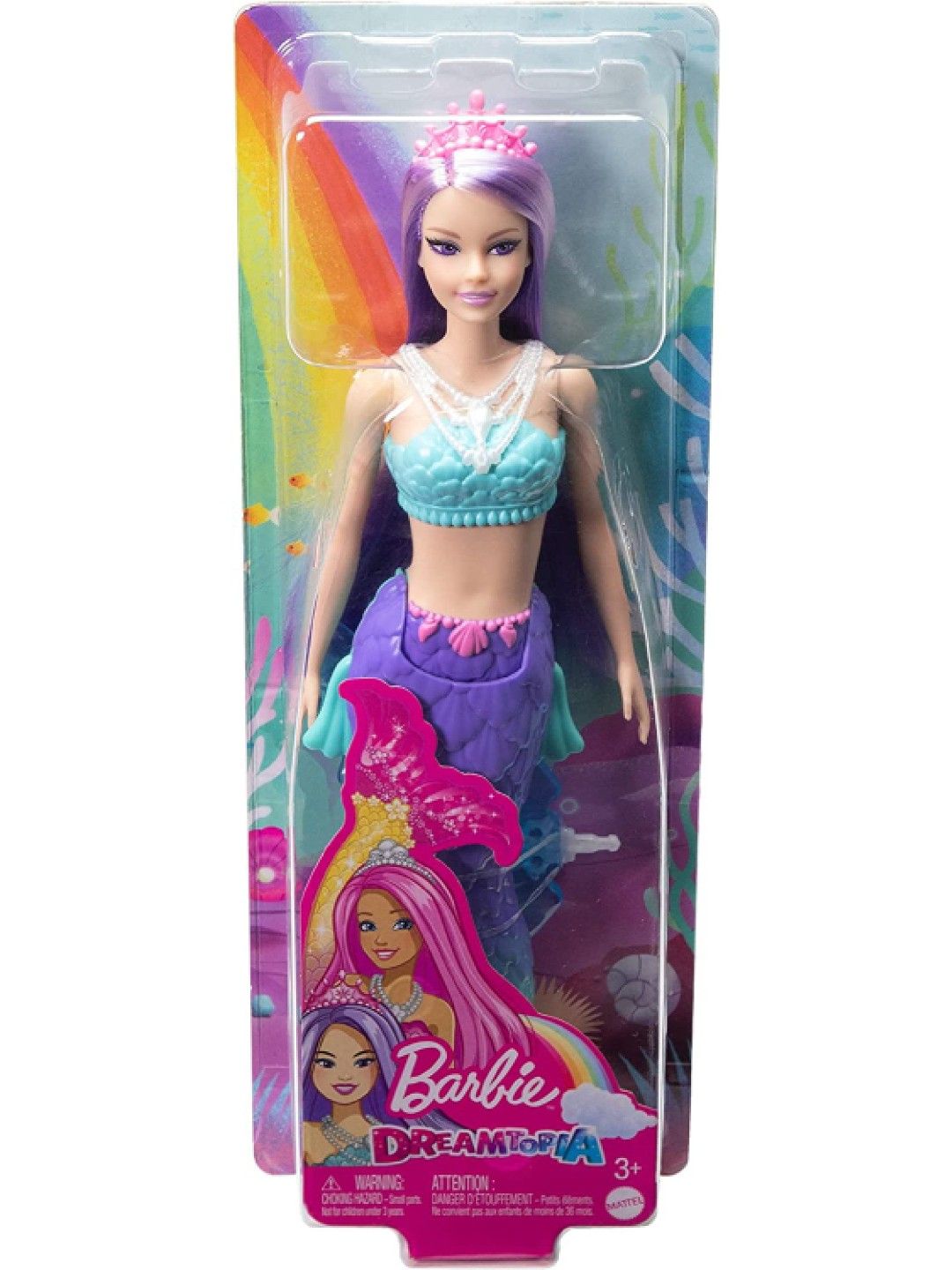 Barbie Dreamtopia Mermaid Doll (Purple- Image 4)