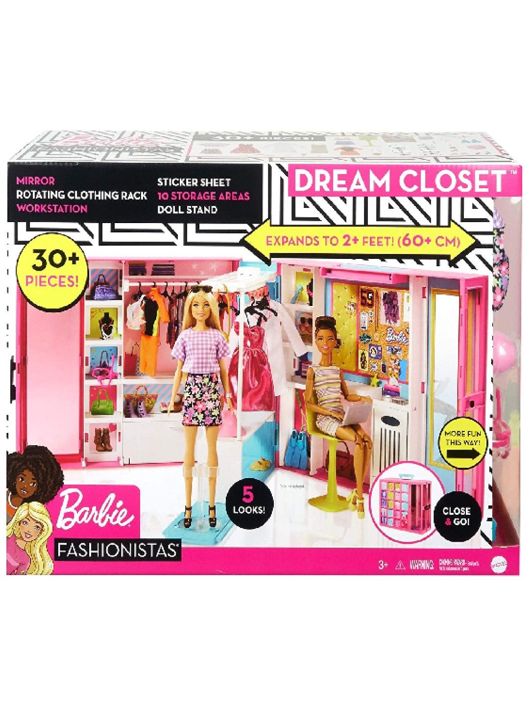 Barbie Fabulous Dream Closet With Doll (No Color- Image 4)