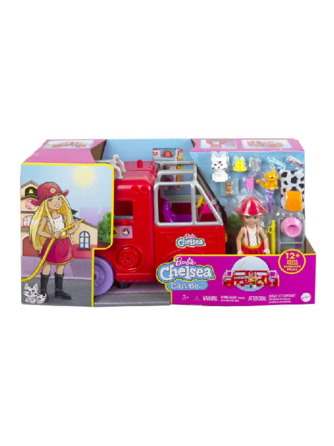 Barbie Chelsea Fire Truck Playset (No Color- Image 3)