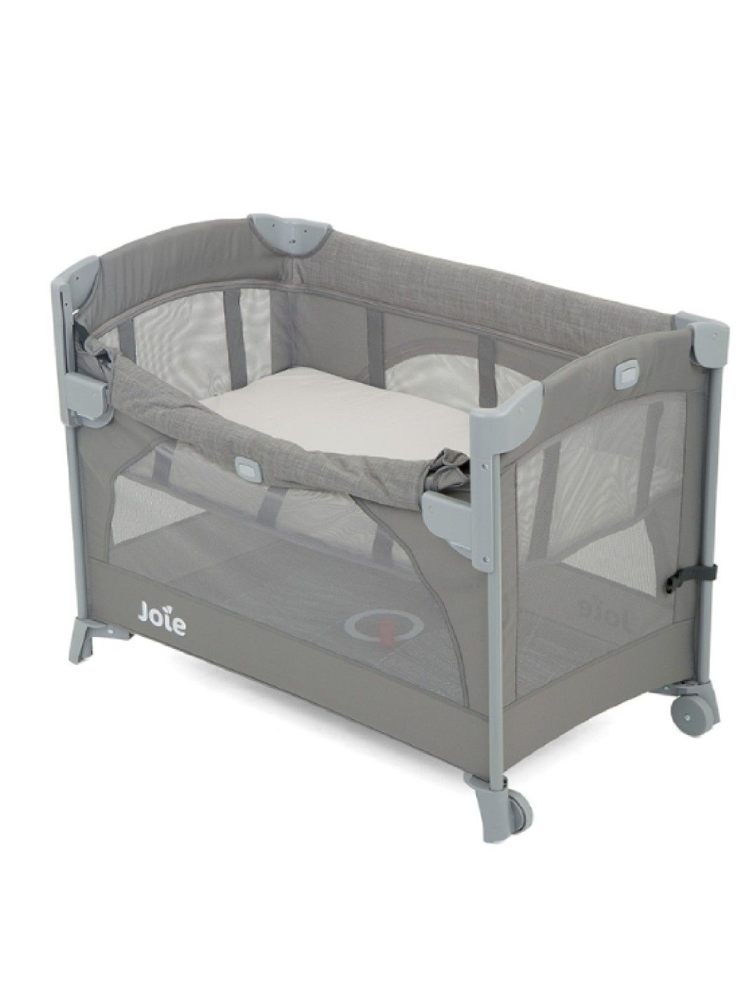 Joie Kubbie Sleep Co-Sleeper Crib (Foggy Gray) (No Color- Image 3)