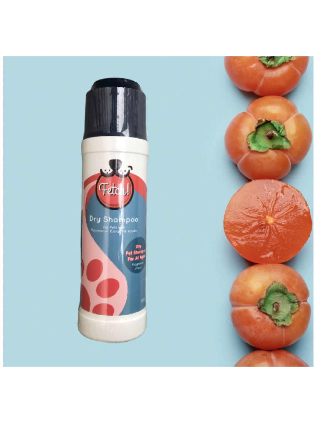 Fetch! Naturals Natural Persimmon Dry Shampoo for Pets (100g) (No Color- Image 3)