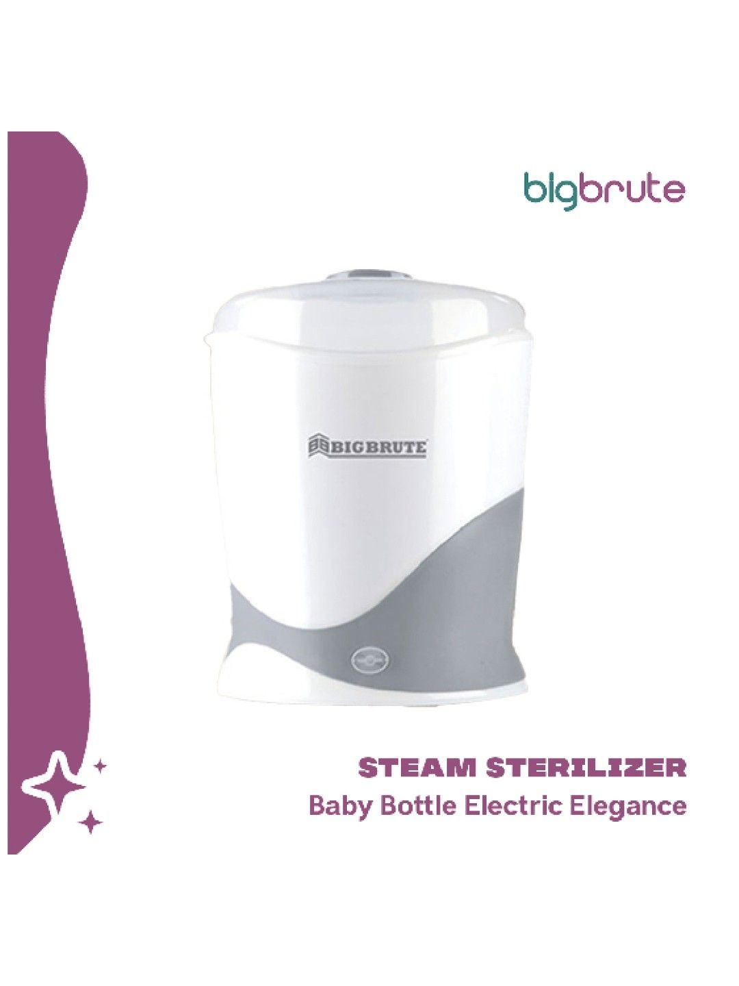 Big Brute Steam Sterilizer Baby Bottle Electric Elegance (No Color- Image 2)