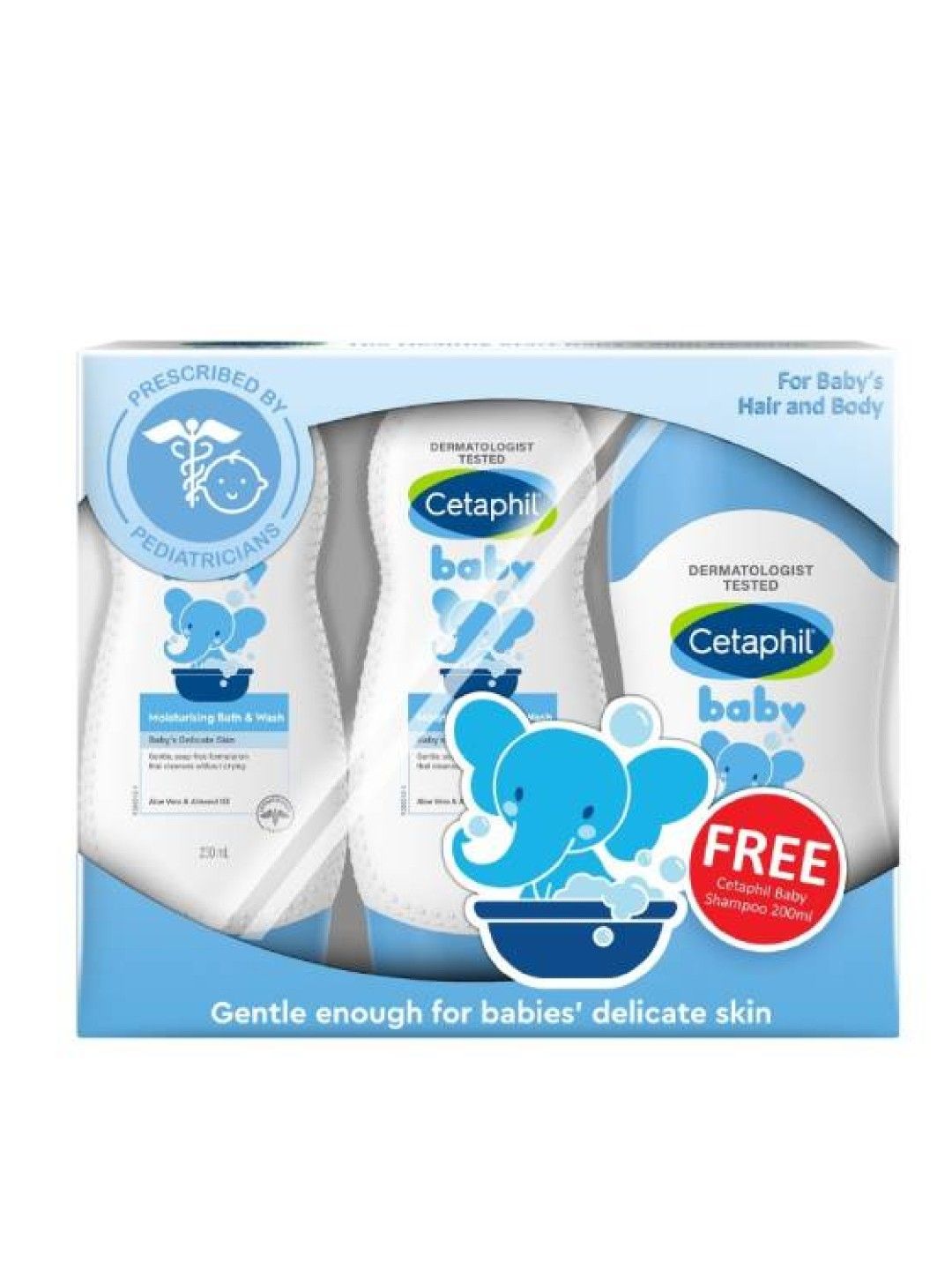 Cetaphil Baby Baby Bath Set (with Free Baby Shampoo 200ml)