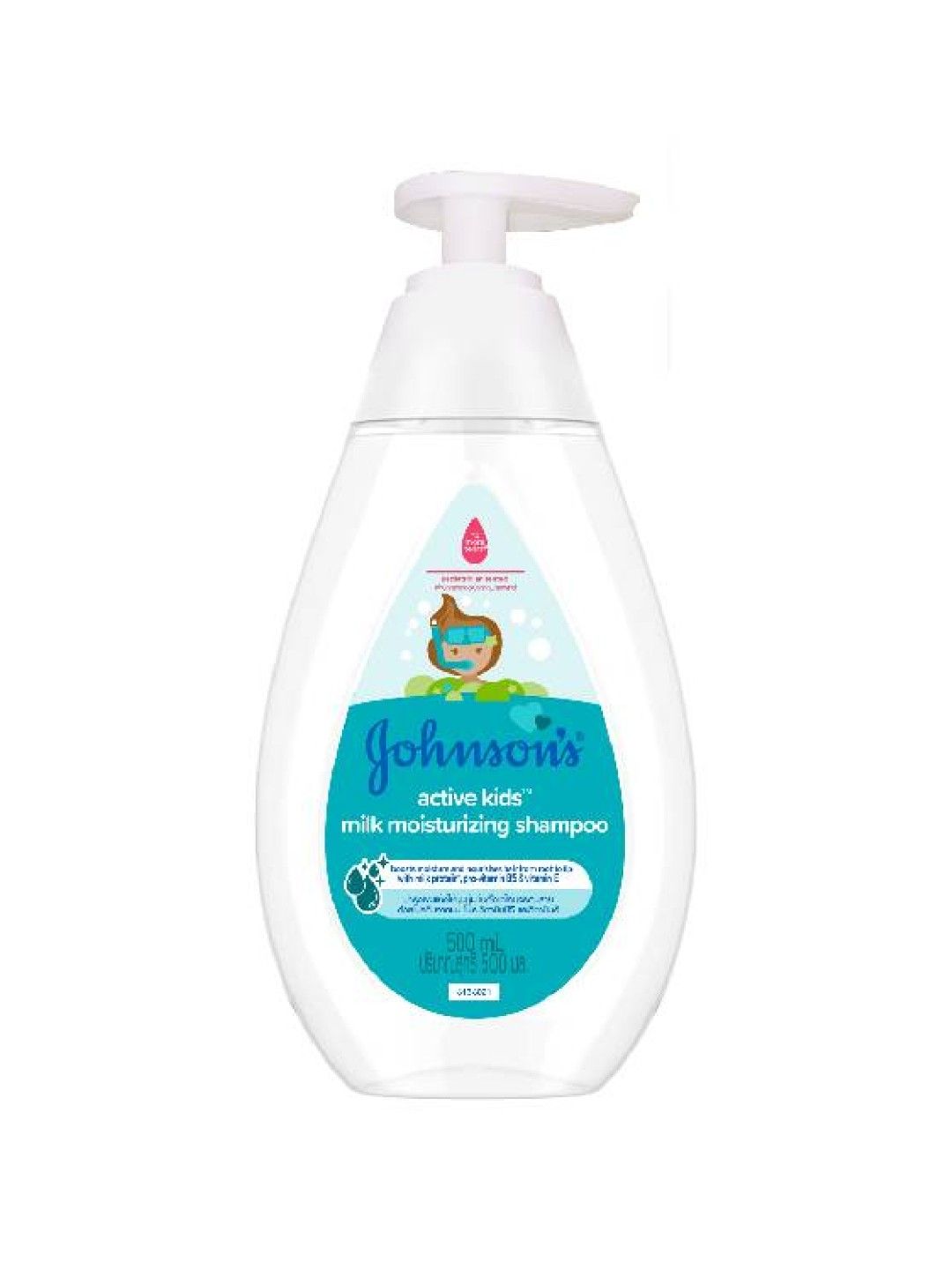 Johnson's Milk Moisturizing Shampoo 200mL (No Color- Image 1)