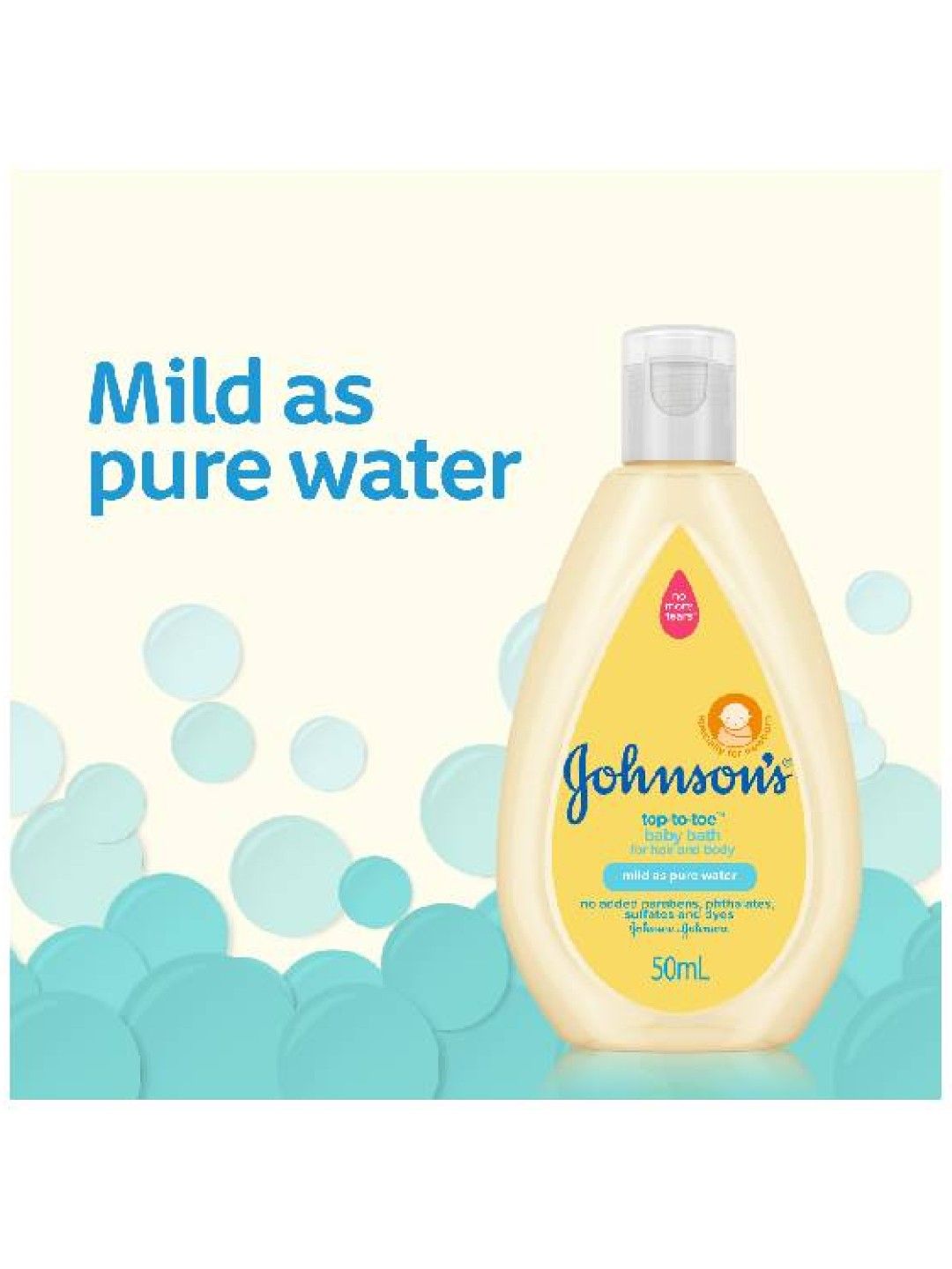 Johnson's Top-to-Toe™ Baby Wash (50mL) (No Color- Image 3)