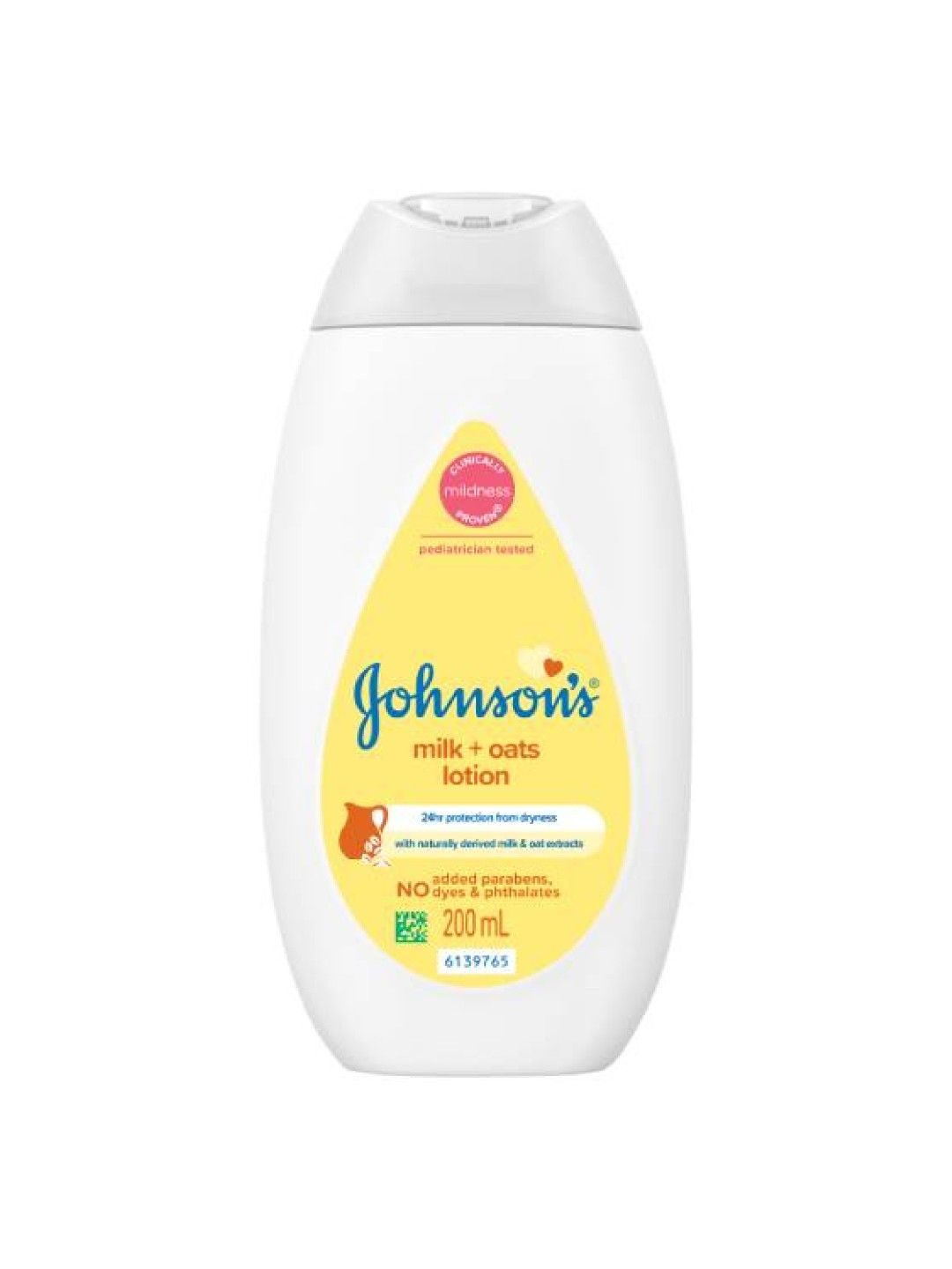 Johnson's Milk+Oats™ Baby Lotion (200mL) (No Color- Image 1)