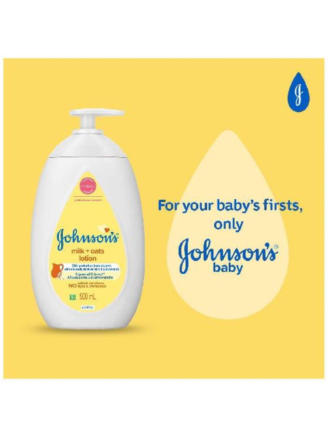 Johnson's Milk+Oats™ Baby Lotion (200mL) (No Color- Image 2)