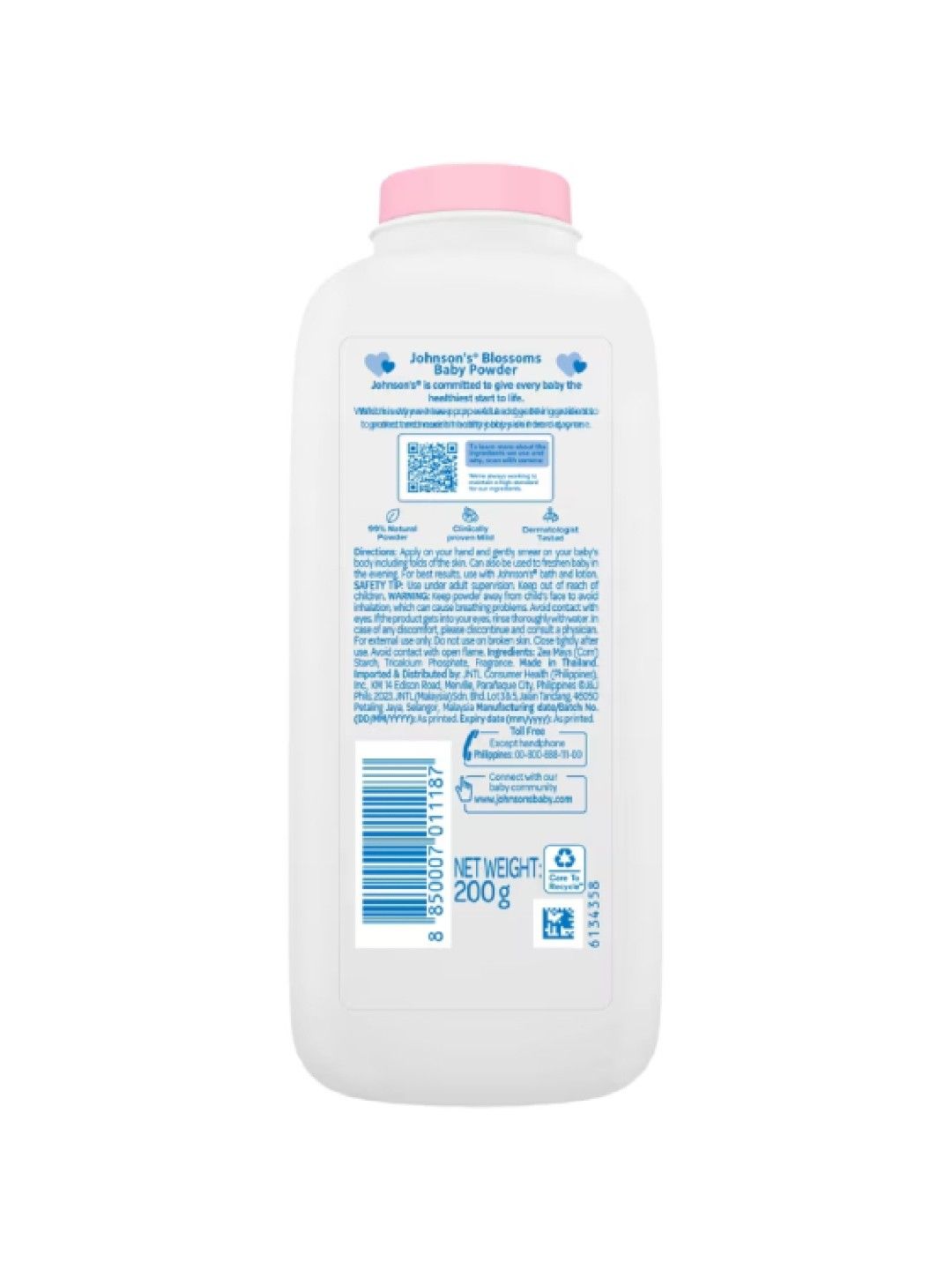 Johnson's Blossoms Baby Powder (200g) (No Color- Image 2)