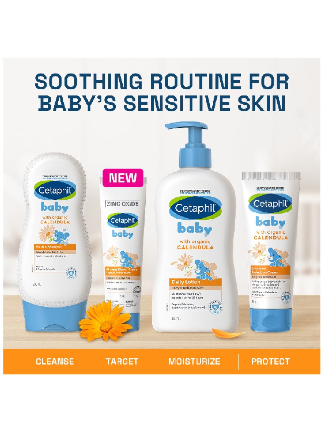 Cetaphil Baby Baby Advanced Protection Cream with Organic Calendula (85g) (No Color- Image 4)