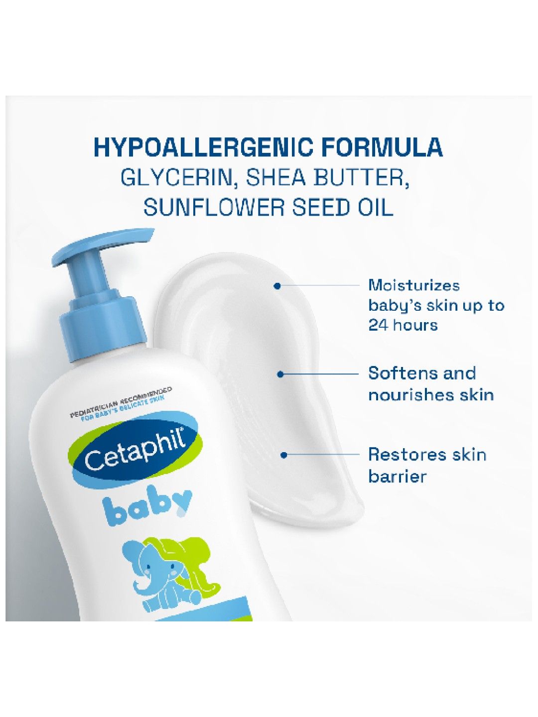 Cetaphil Baby Baby Daily Lotion (400ml) (No Color- Image 3)