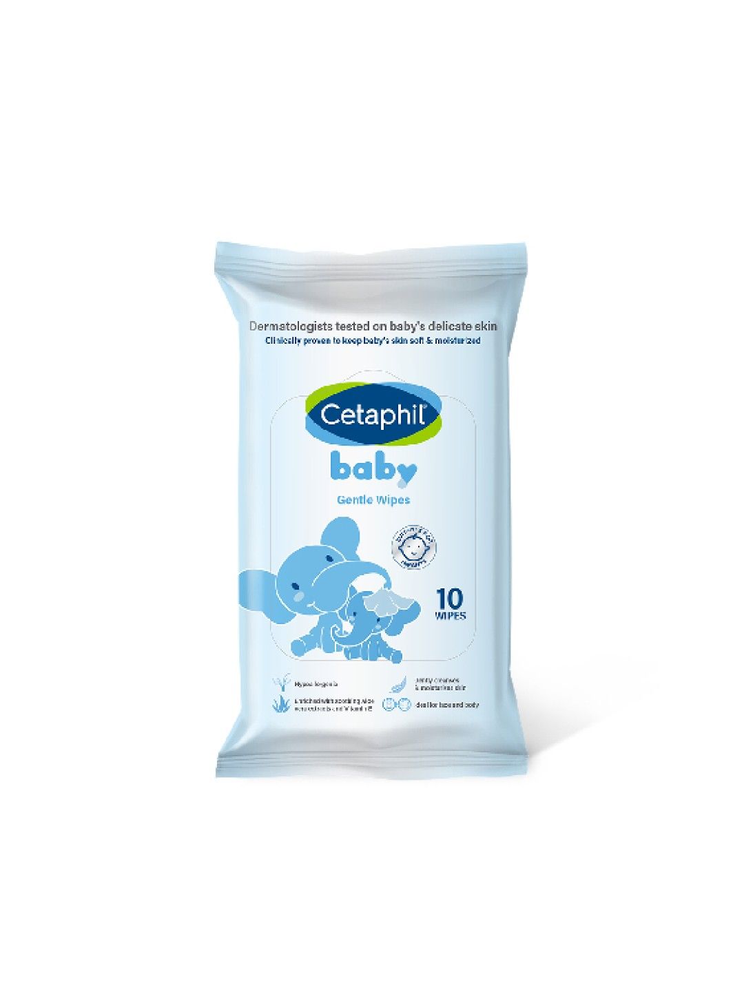 Cetaphil Baby Gentle Wipes (10 sheets) (No Color- Image 1)