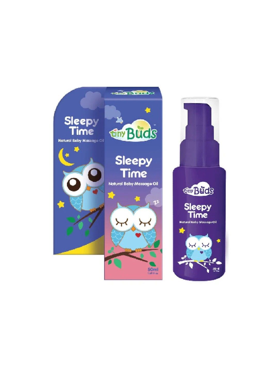 Tiny Buds Sleepy Time Natural Baby Massage Oil (50ml)