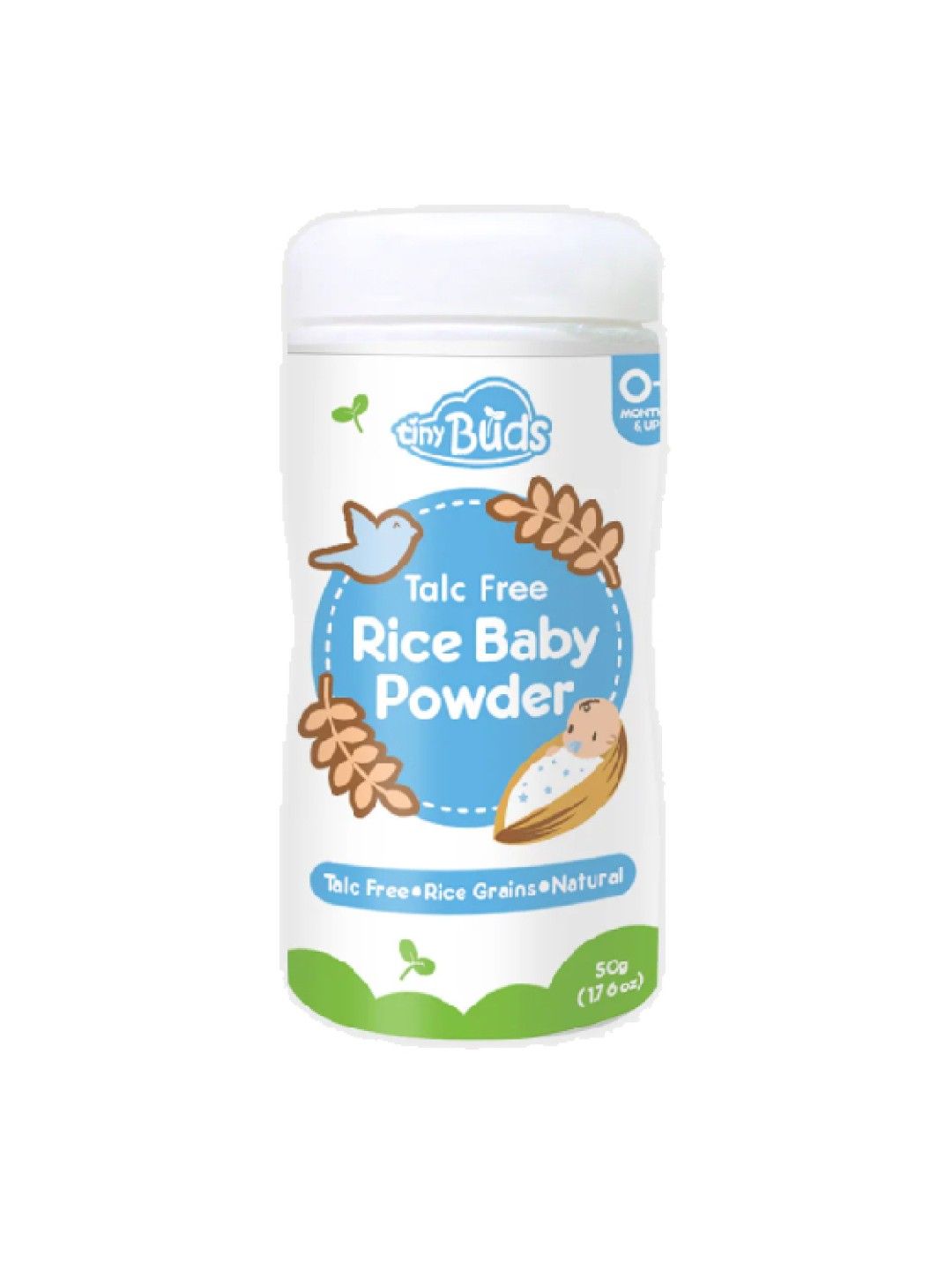 Tiny Buds Rice Baby Powder (50g) (No Color- Image 1)