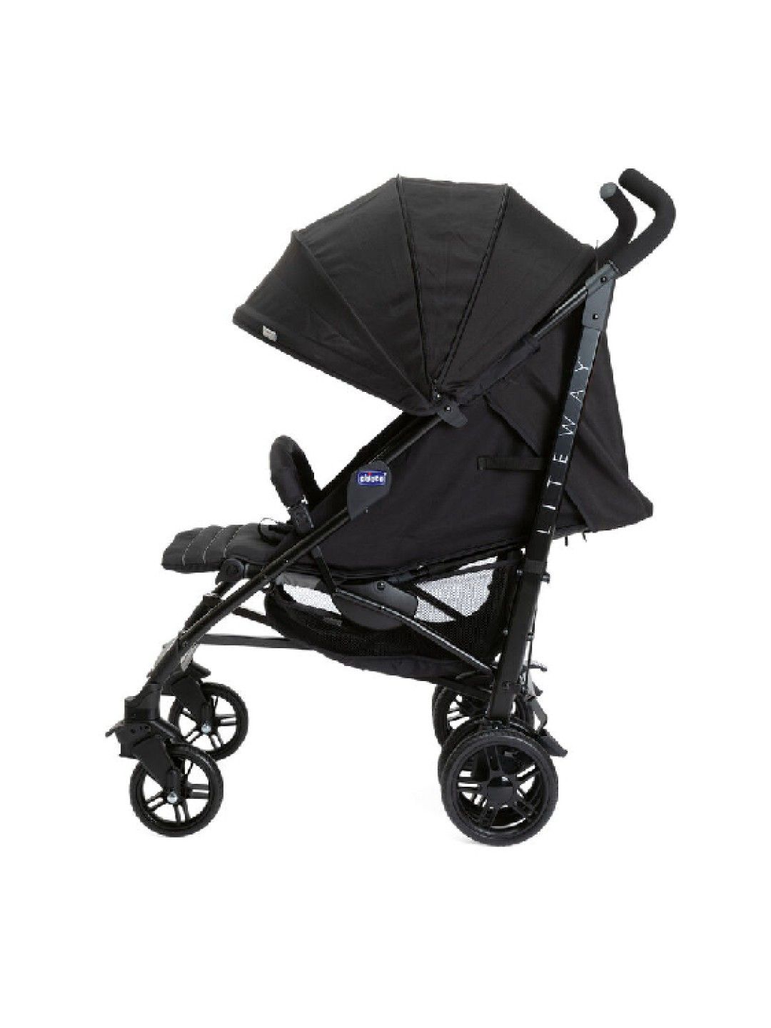Chicco Lite Way 4 Basic Stroller Jet Black (No Color- Image 2)
