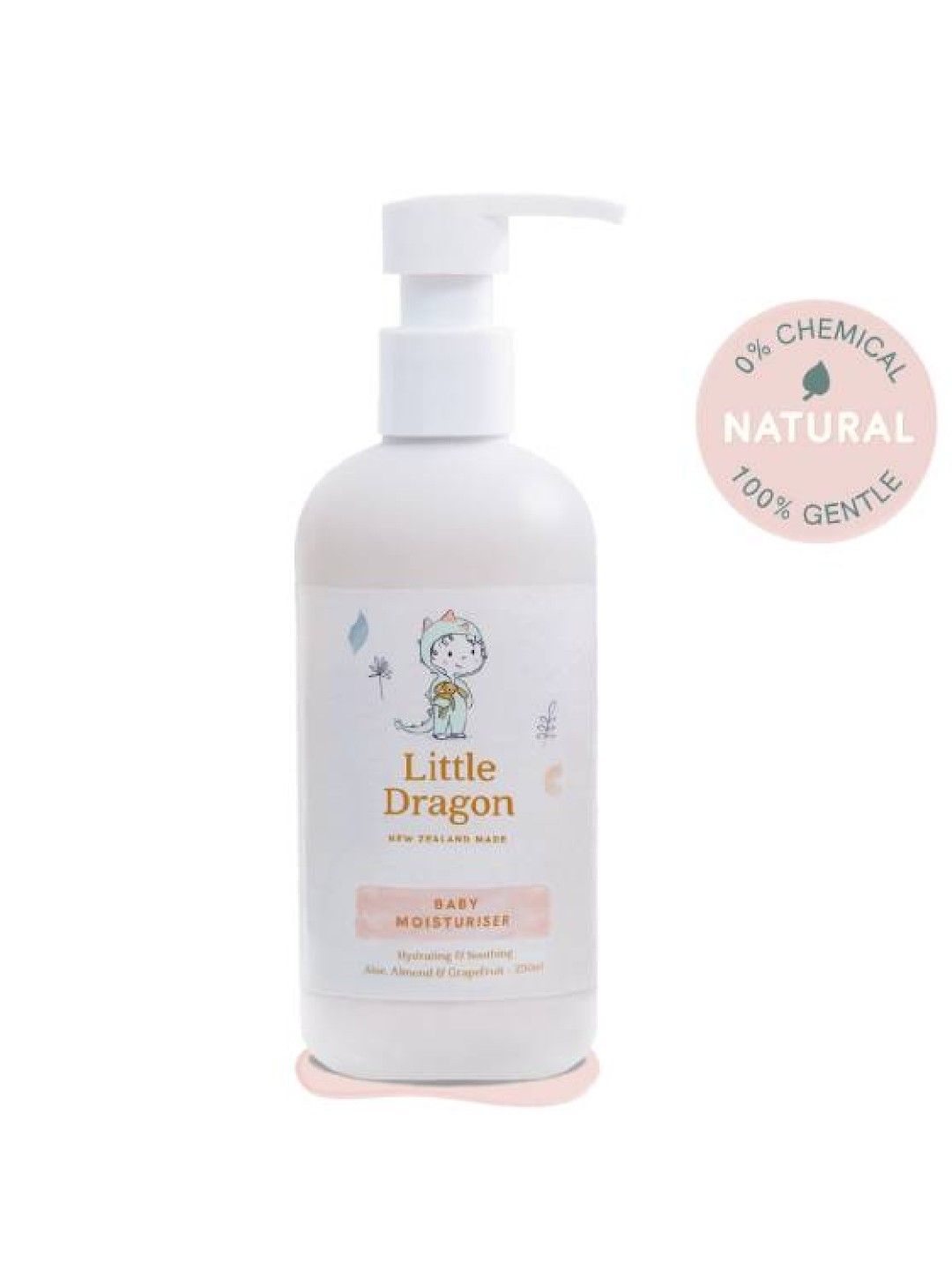 Little Dragon Gentle Baby Moisturiser Pump Bottle (250ml) (No Color- Image 1)