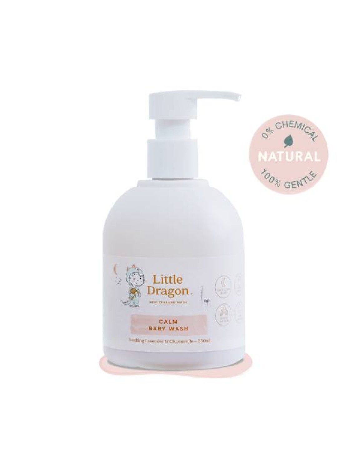 Little Dragon Calm Baby Wash - Soothing Lavender & Chamomile Pump Bottle (250ml) (No Color- Image 1)