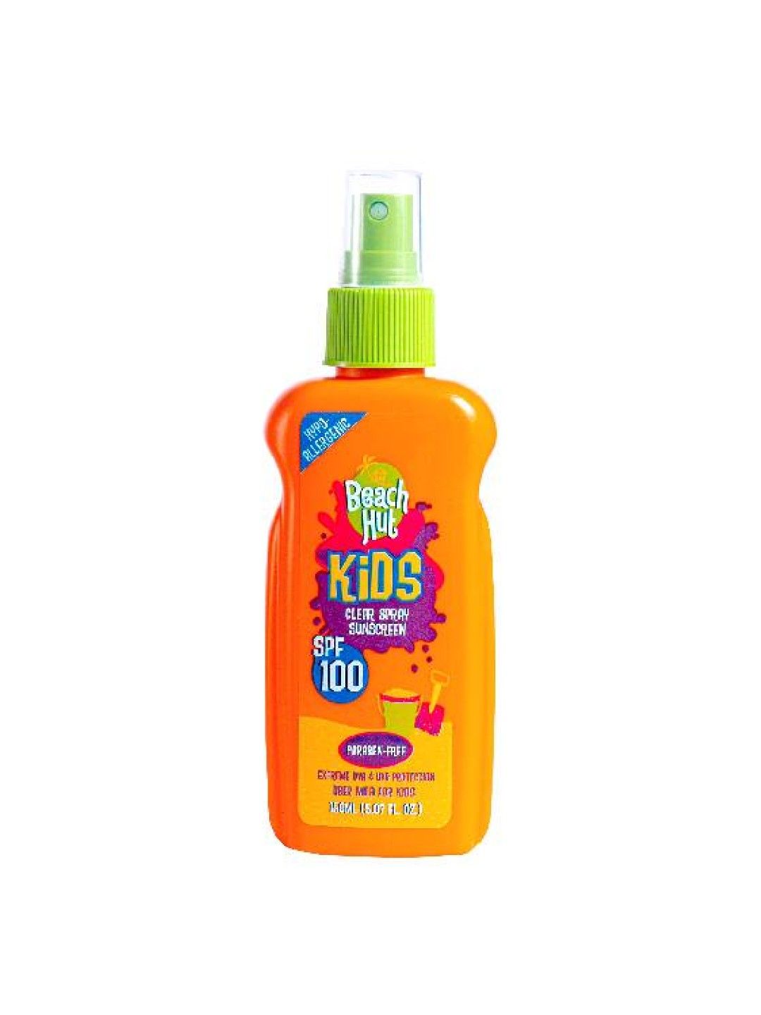 Beach Hut Kids SPF100 Clear Sunscreen Spray 150ML