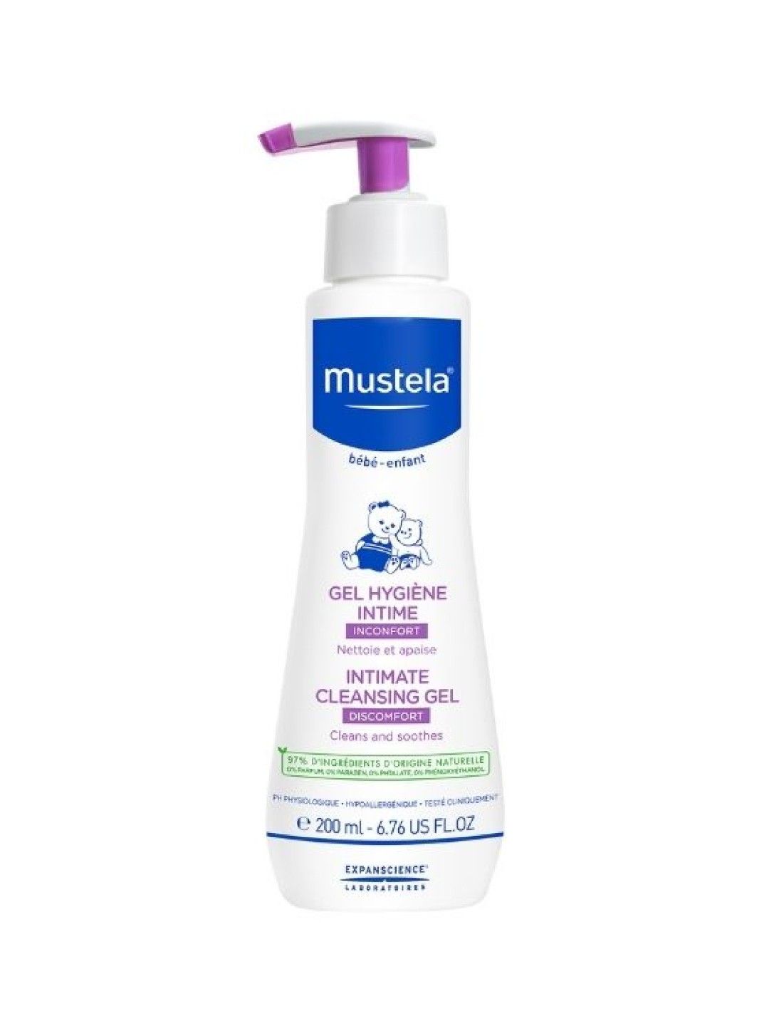 Mustela Intimate Cleansing Gel (200ml) (No Color- Image 1)