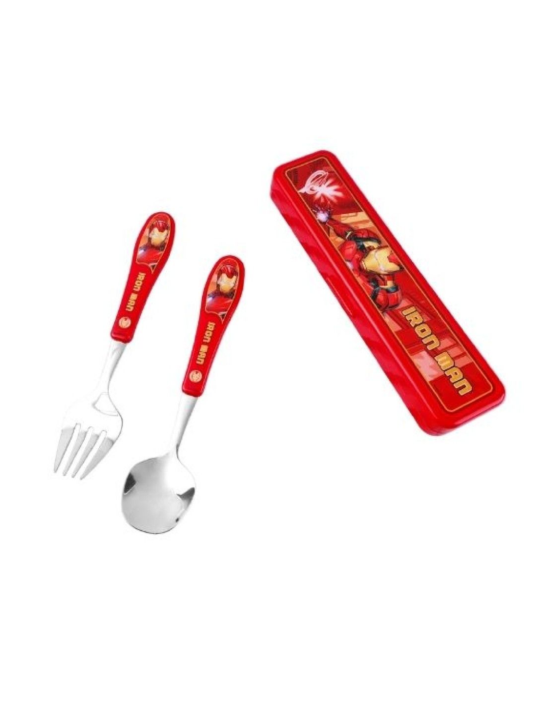 Dish Me PH Marvel Iron Man - Nordic Kids Spoon & Fork Cutlery Set (No Color- Image 1)