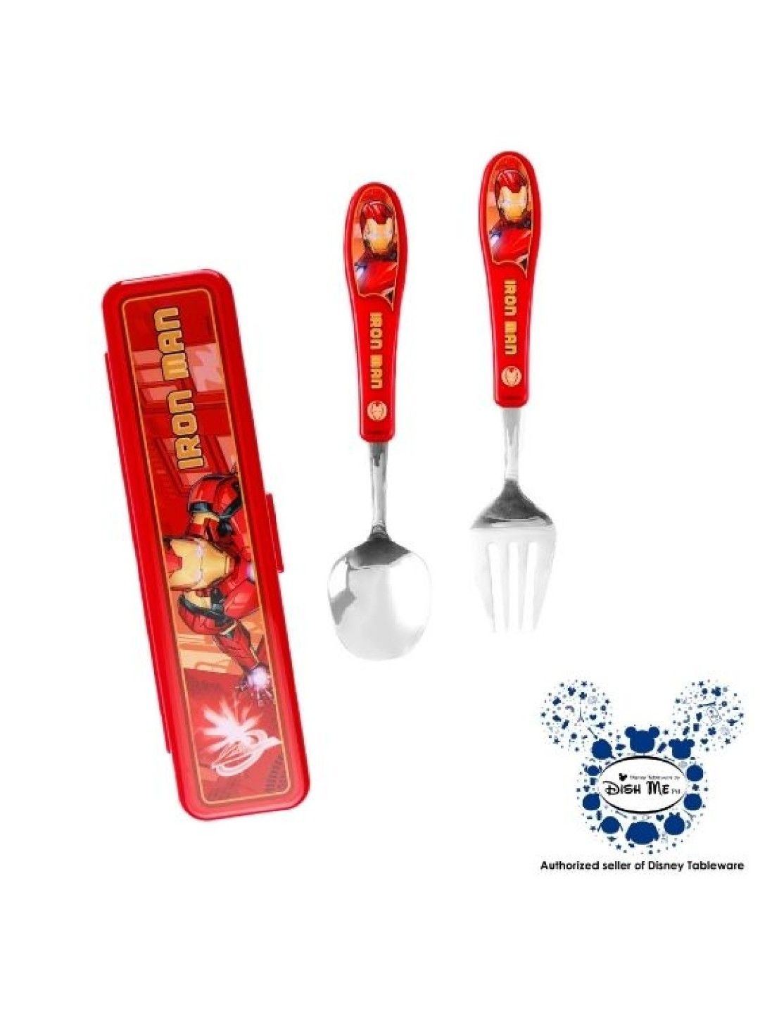 Dish Me PH Marvel Iron Man - Nordic Kids Spoon & Fork Cutlery Set (No Color- Image 2)
