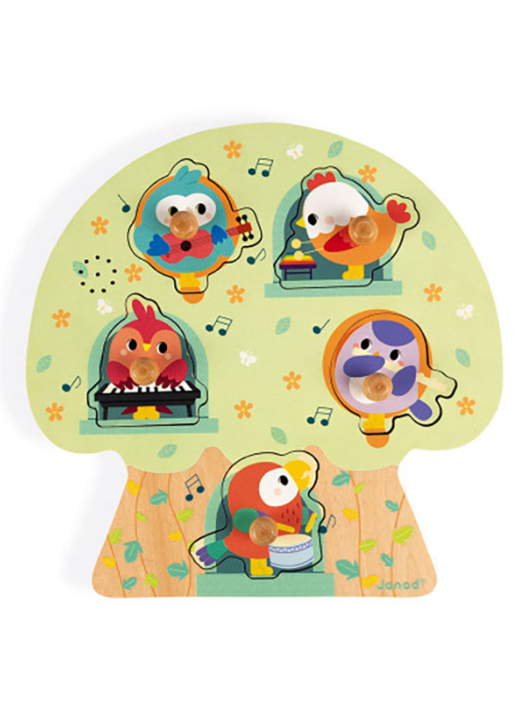 Janod Musical Puzzle - Birdy Party