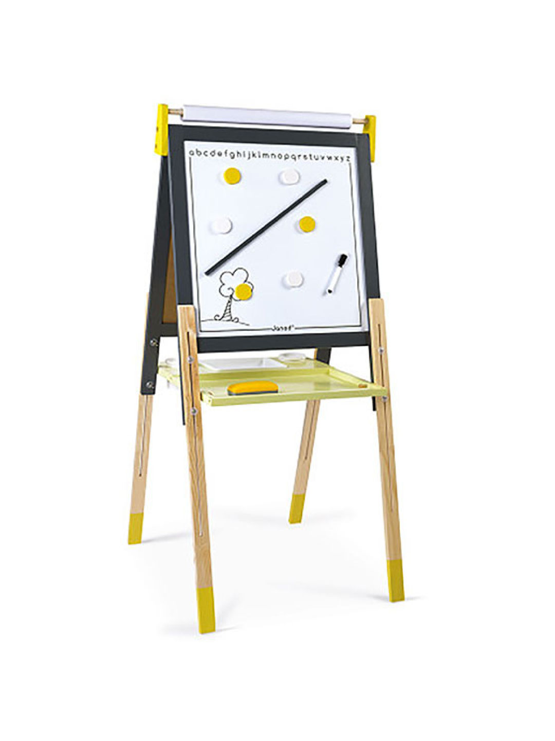 Janod Grey/Yellow Blackboard (No Color- Image 2)